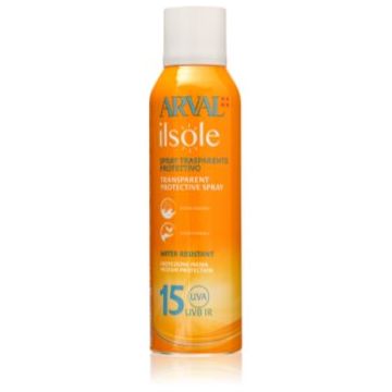 Arval IlSole Transparent Protective Spray SPF 15 crema pentru bronzat SPF 15 Arval IlSole Transparent Protective Spray SPF 15 crema pentru bronzat SPF 15