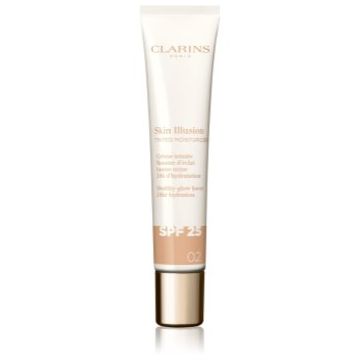 Clarins Skin Illusion Tinted Moisturizer crema tonifianta SPF 25 Clarins Skin Illusion Tinted Moisturizer crema tonifianta SPF 25