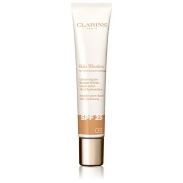 Clarins Skin Illusion Tinted Moisturizer crema tonifianta SPF 25 Clarins Skin Illusion Tinted Moisturizer crema tonifianta SPF 25