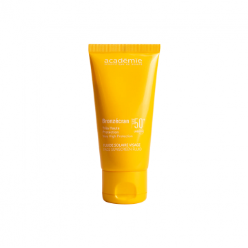 Fluid pentru fata cu protectie solara Academie Bronzecran Fluide Solaire Visage SPF50 50ml Fluid pentru fata cu protectie solara Academie Bronzecran Fluide Solaire Visage SPF50 50ml