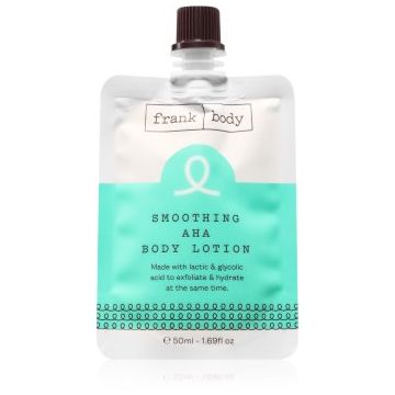 Frank Body Smoothing AHA crema hidratanta si hranitoare cu acid lactic Frank Body Smoothing AHA crema hidratanta si hranitoare cu acid lactic