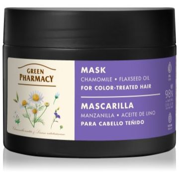 Green Pharmacy Chamomile Mask Mască intens nutritivă pentru păr uscat și poros Green Pharmacy Chamomile Mask Mască intens nutritivă pentru păr uscat și poros