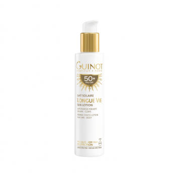 Lotiune de corp cu protectie solara Guinot Longue Vie Lait Solaire SPF50 150ml Lotiune de corp cu protectie solara Guinot Longue Vie Lait Solaire SPF50 150ml