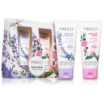Yardley Hand Cream Collection set cadou pentru femei Yardley Hand Cream Collection set cadou pentru femei
