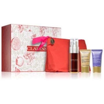 Clarins Double Serum & Nutri-Lumière Collection set cadou pentru ten matur Clarins Double Serum & Nutri-Lumière Collection set cadou pentru ten matur