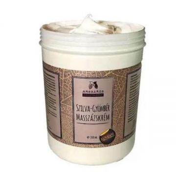 Crema de masaj cu unt de shea aroma prune si ghimbir Masszazs Manufaktura, 1000 ml Crema de masaj cu unt de shea aroma prune si ghimbir Masszazs Manufaktura, 1000 ml