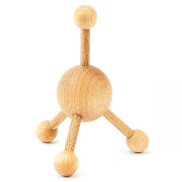 Instrument de Masaj cu Puncte din Lemn, pentru Masaj Directionat pentru Spate, Gat, Umeri si Piept, Natur - Tuuli, 1 buc Instrument de Masaj cu Puncte din Lemn, pentru Masaj Directionat pentru Spate, Gat, Umeri si Piept, Natur - Tuuli, 1 buc
