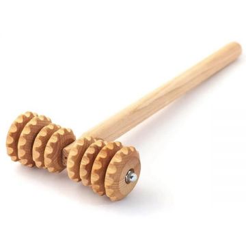 Paleta de Masaj pentru Celulita din Lemn in Forma de T Maderotherapy, Natur - Tuuli, 1 buc Paleta de Masaj pentru Celulita din Lemn in Forma de T Maderotherapy, Natur - Tuuli, 1 buc