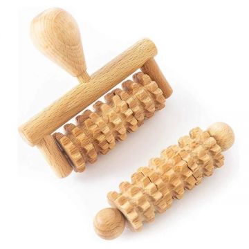 Set de Masaj Corporal Derma Roller pentru Fata, Gat, Brat, Mana, Natur - Tuuli, 1 set Set de Masaj Corporal Derma Roller pentru Fata, Gat, Brat, Mana, Natur - Tuuli, 1 set