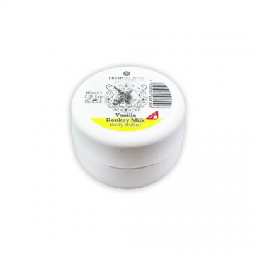 Unt de corp cu lapte de magarita si vanilie, 60ml, Fresh Secrets Unt de corp cu lapte de magarita si vanilie, 60ml, Fresh Secrets