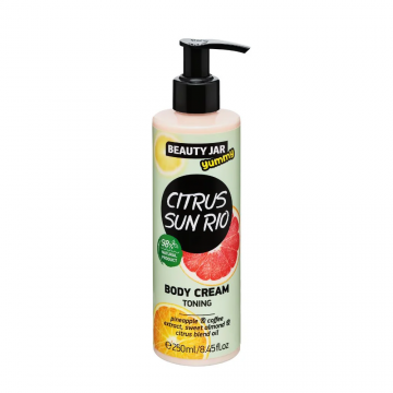 Crema pentru corp tonifianta Citrus Sun Rio, 250ml, Beauty Jar Crema pentru corp tonifianta Citrus Sun Rio, 250ml, Beauty Jar