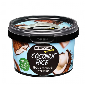 Scrub hidratant pentru corp Coconut Rice, 360g, Beauty Jar Scrub hidratant pentru corp Coconut Rice, 360g, Beauty Jar