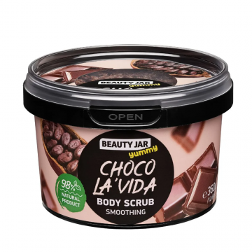 Scrub pentru corp Choco La'vida, 360g, Beauty Jar Scrub pentru corp Choco La'vida, 360g, Beauty Jar
