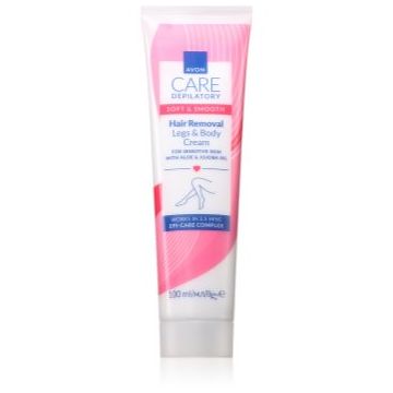 Avon Soft & Smooth crema depilatoare pentru piele sensibila Avon Soft & Smooth crema depilatoare pentru piele sensibila