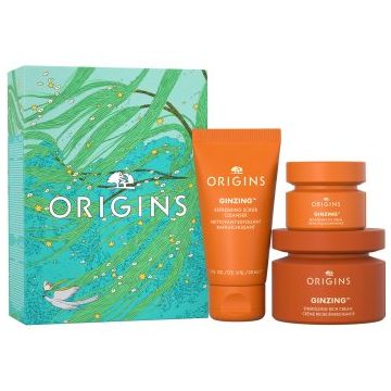Origins Holiday Glowing Essentials set cadou pentru tenul uscat Origins Holiday Glowing Essentials set cadou pentru tenul uscat